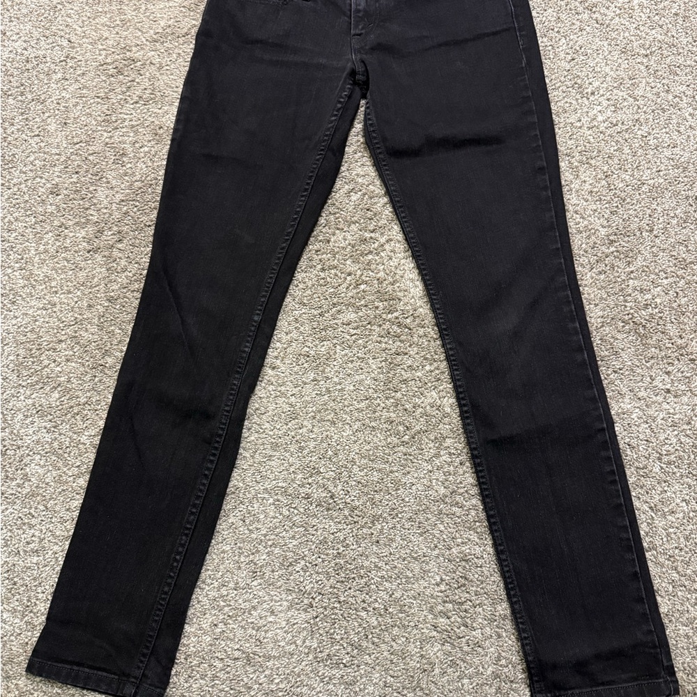 Women’s Black Levi 524 Skinny Jeans